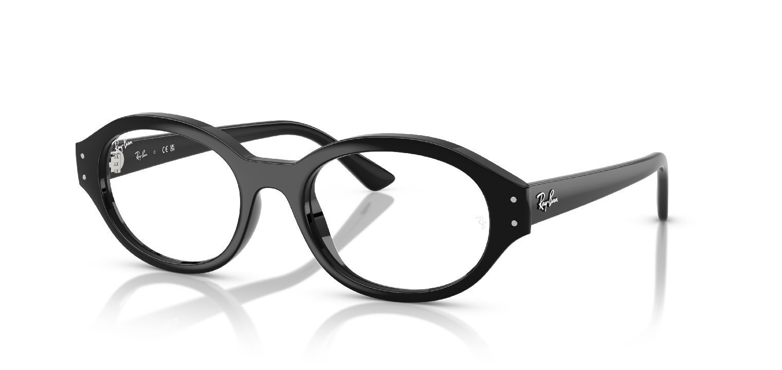 Ray-Ban Oval Brillen 0RX7257 Schwarz für Damen/Herren