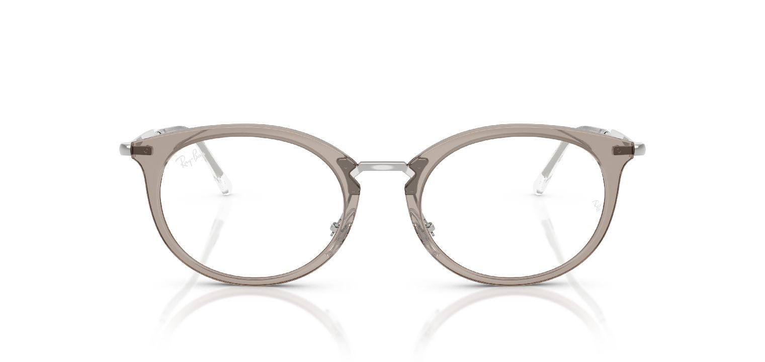 Ray-Ban Oval Brillen 0RX7255 Grau für Damen/Herren