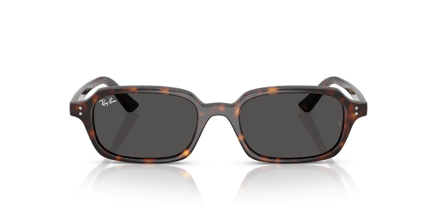Ray-Ban Quadratisch Sonnenbrillen 0RB4455 Havana für Damen/Herren