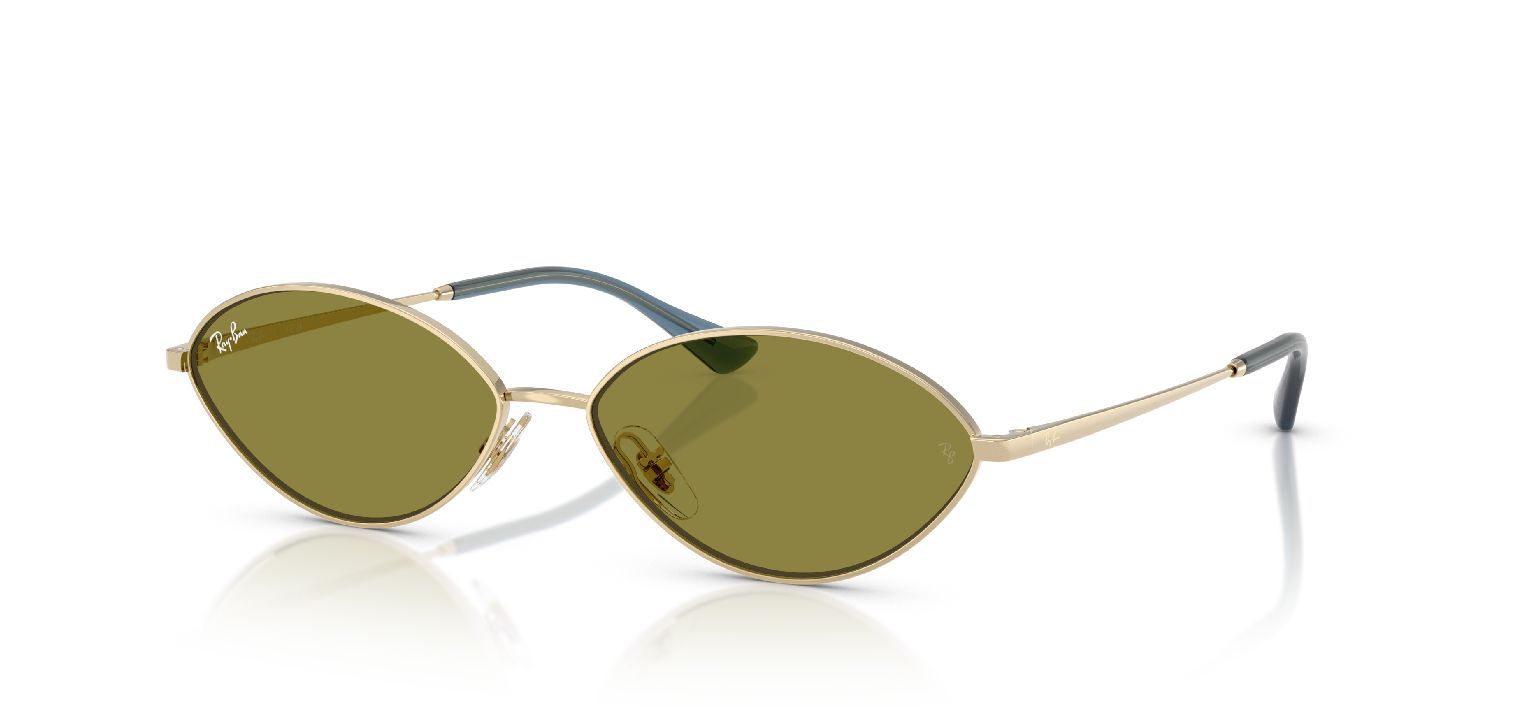 Ray-Ban Oval Sonnenbrillen 0RB3757 Gold für Damen/Herren