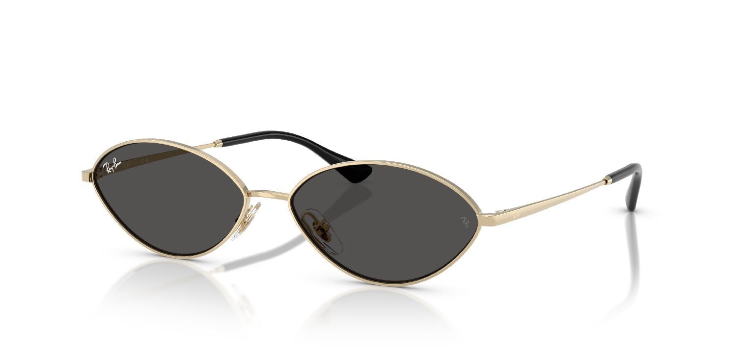 Ray-Ban Oval Sonnenbrillen 0RB3757 Gold für Damen/Herren