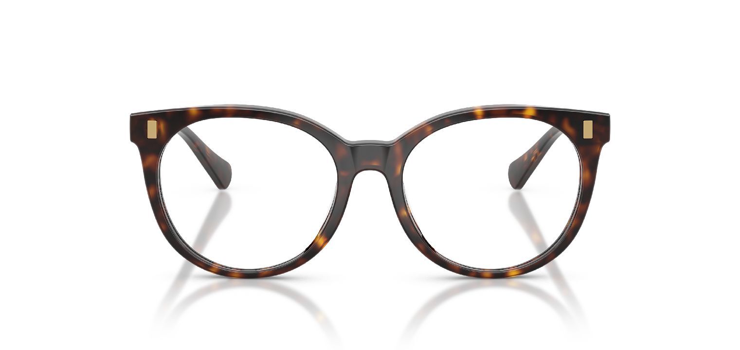 Ralph Rund Brillen 0RA7182U Havana für Damen