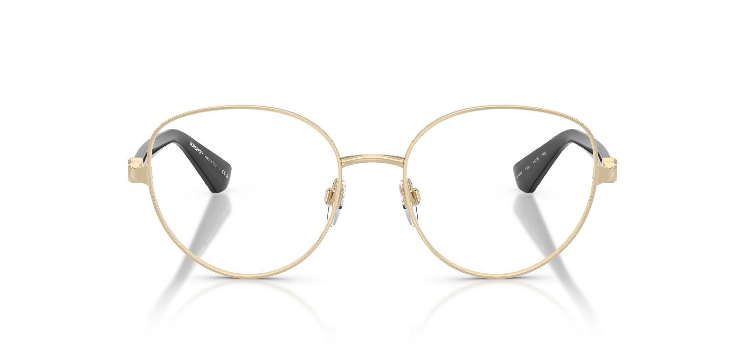 Burberry Rund Brillen 0BE1394 Gold für Damen