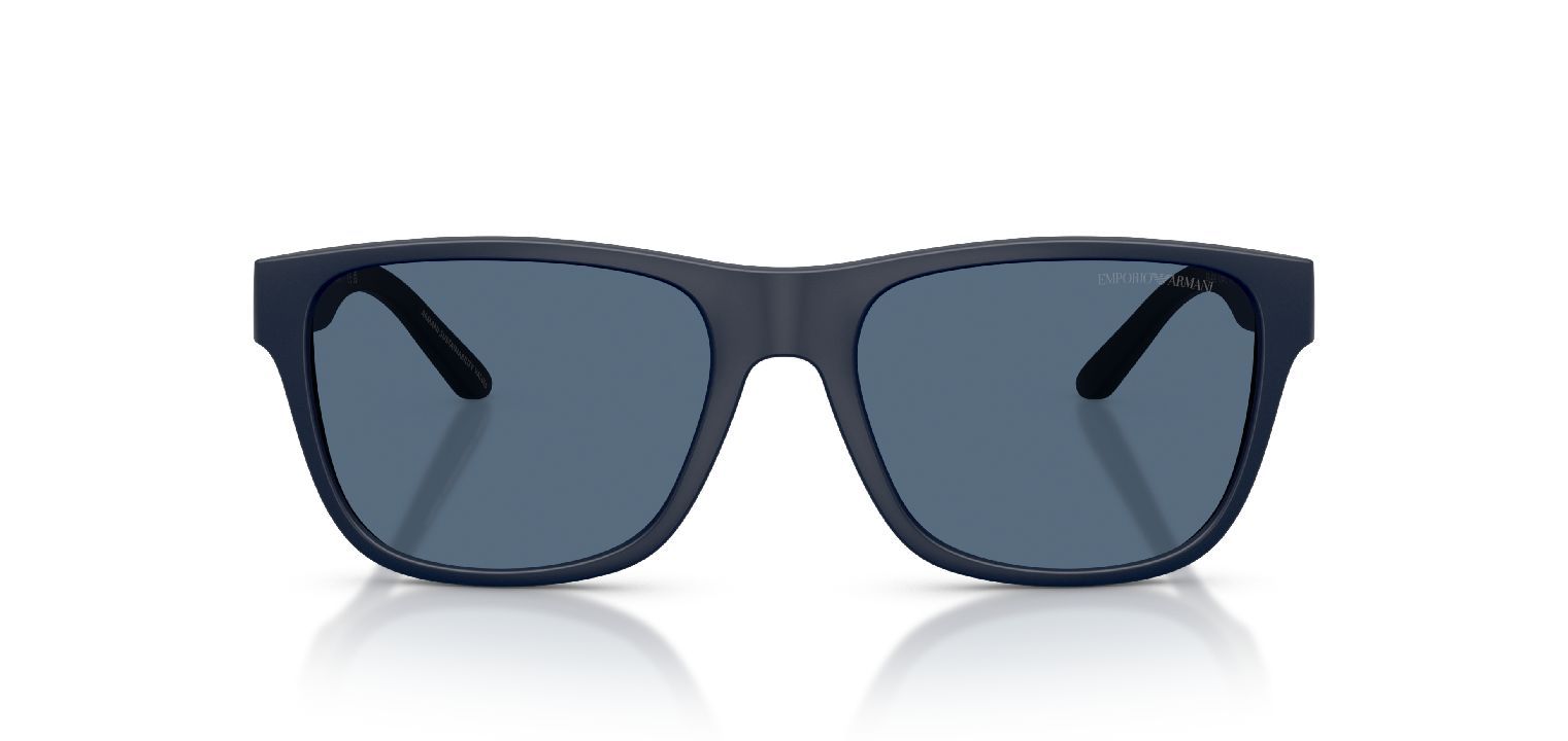 Emporio Armani Quadratisch Sonnenbrillen 0EA4243 Blau für Herren