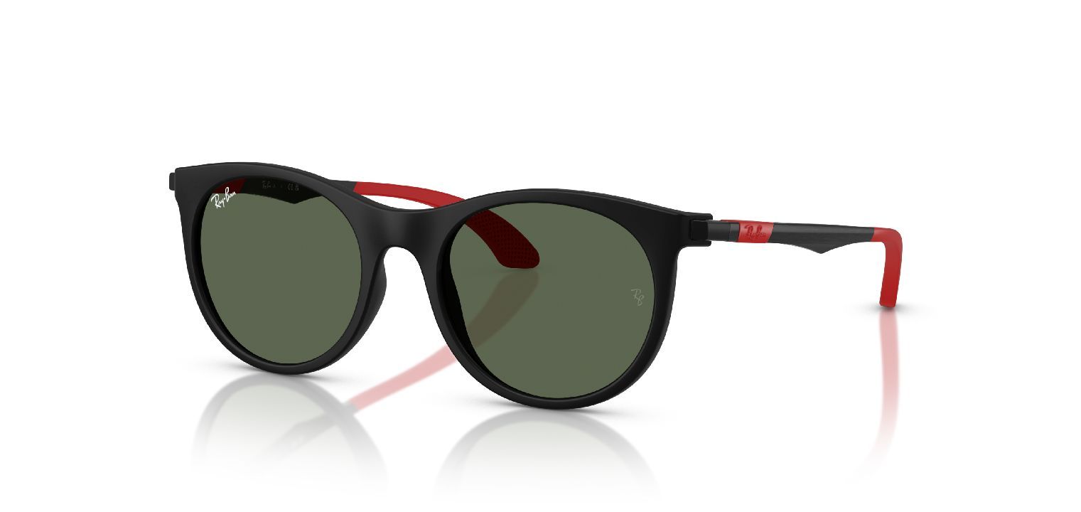 Ray-Ban Rund Sonnenbrillen 0RJ9082S Schwarz für Kinder