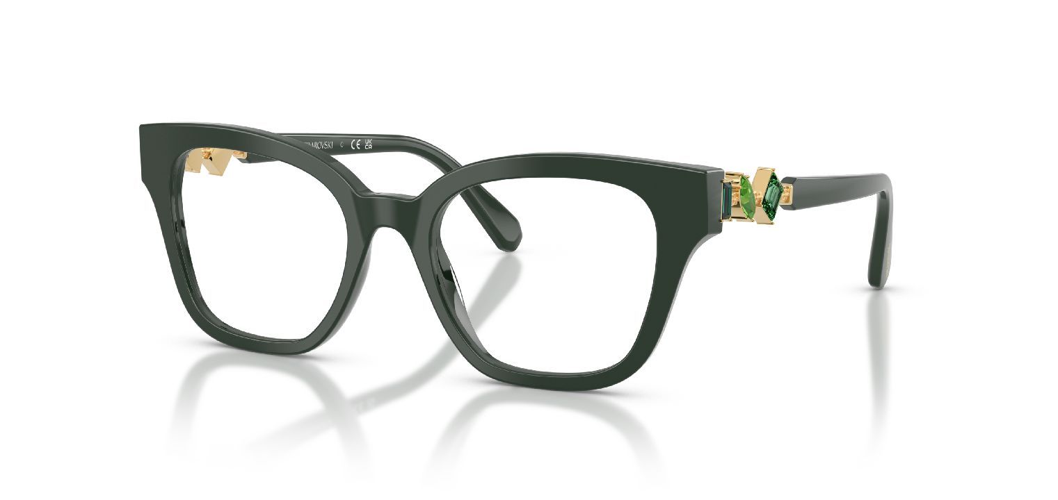 Lunettes de vue Swarovski Carré 0SK2048 Vert pour Femme