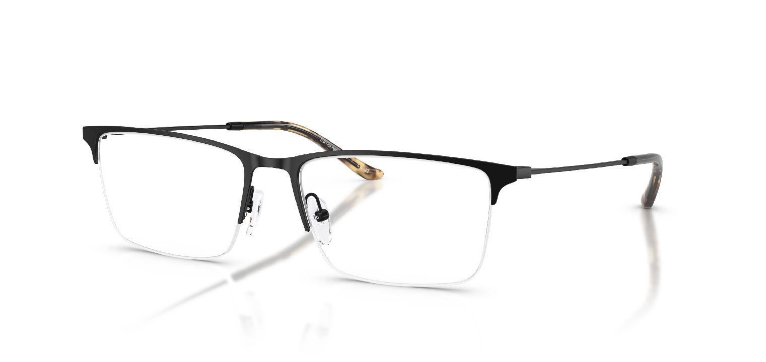 Emporio Armani Rechteckig Brillen 0EA1171 Schwarz für Herren