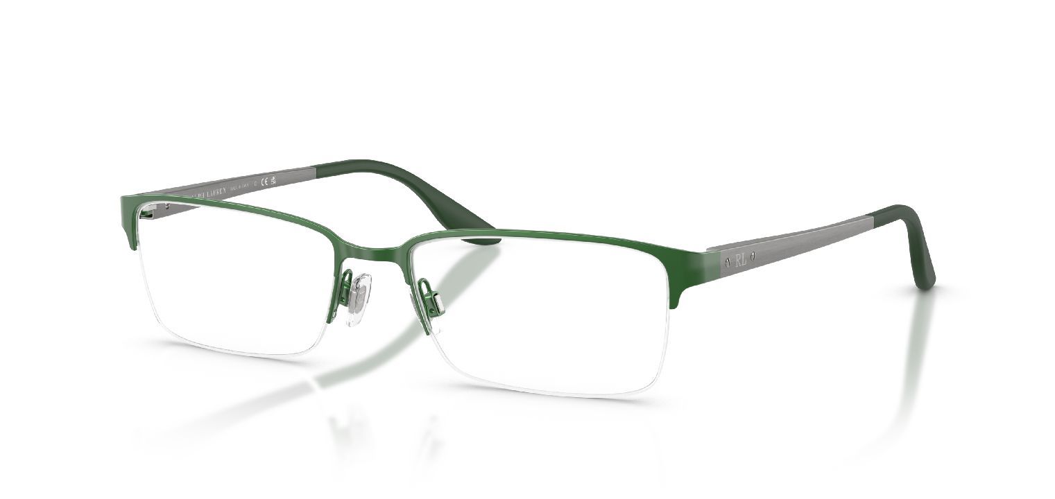 Ralph Lauren Rechteckig Brillen 0RL5089 Grün für Herren