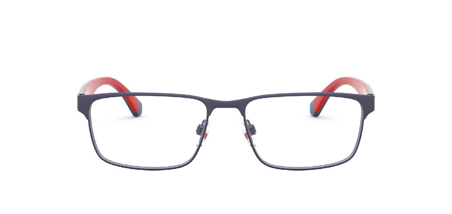 Emporio Armani Rechteckig Brillen 0EA1105 Blau für Herren