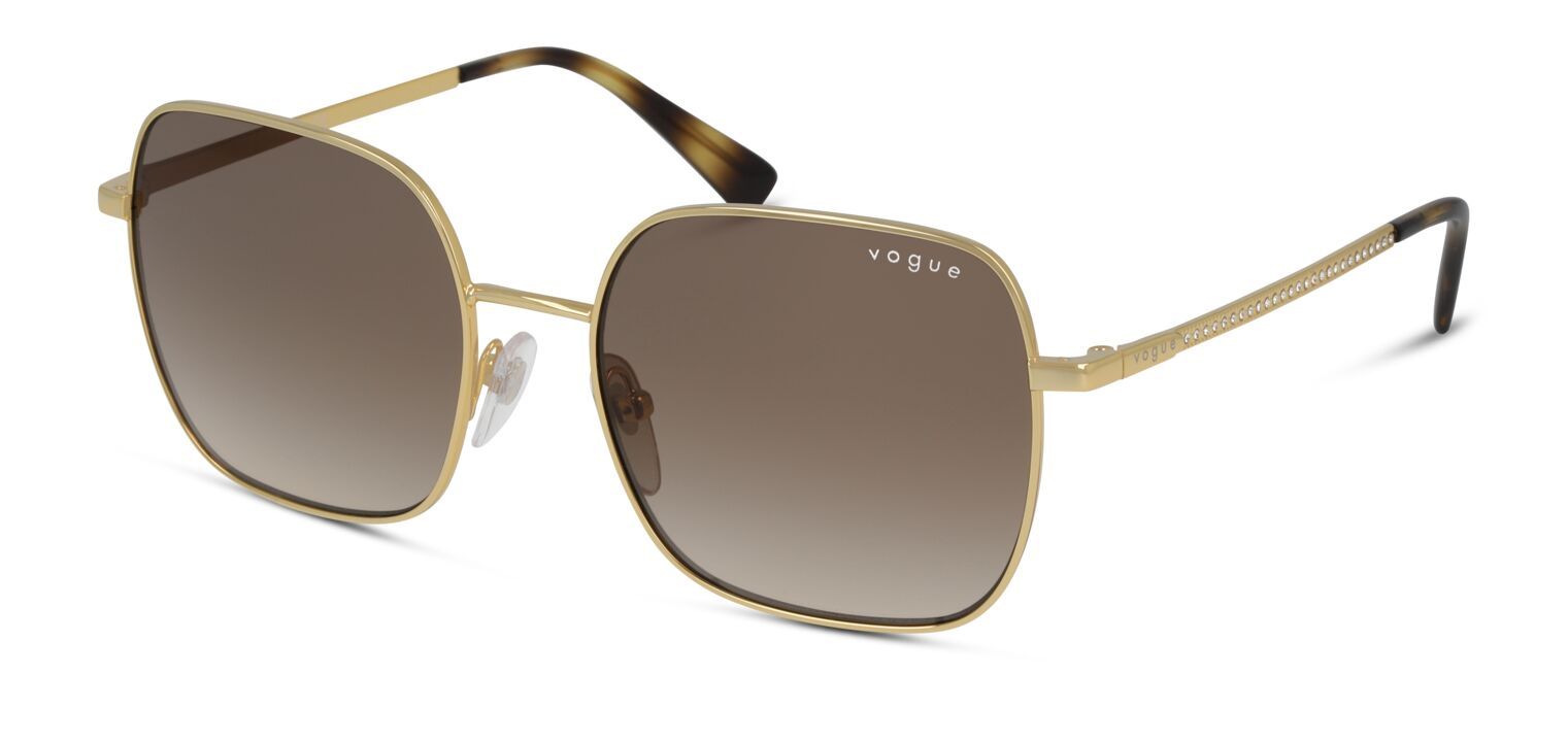 Vogue Rechteckig Sonnenbrillen 0VO4175SB Gold für Damen