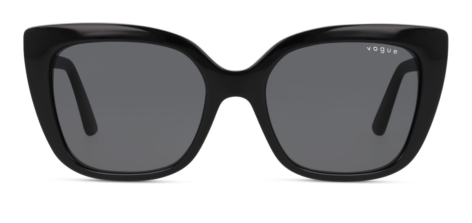 Vogue Rechteckig Sonnenbrillen 0VO5337S Schwarz für Damen