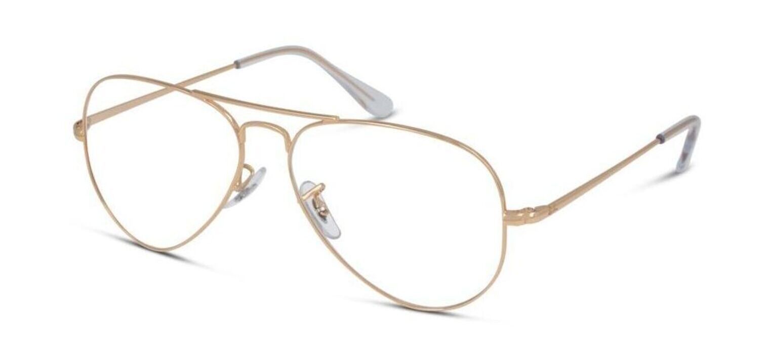 Ray-Ban Aviator Brillen 0RX6489 Rosa für Damen/Herren