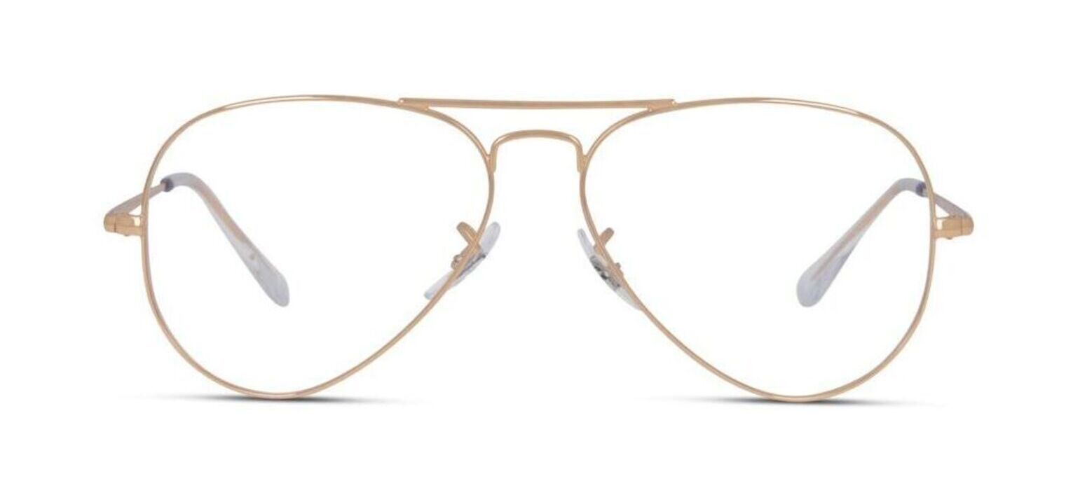 Ray-Ban Aviator Brillen 0RX6489 Rosa für Damen/Herren