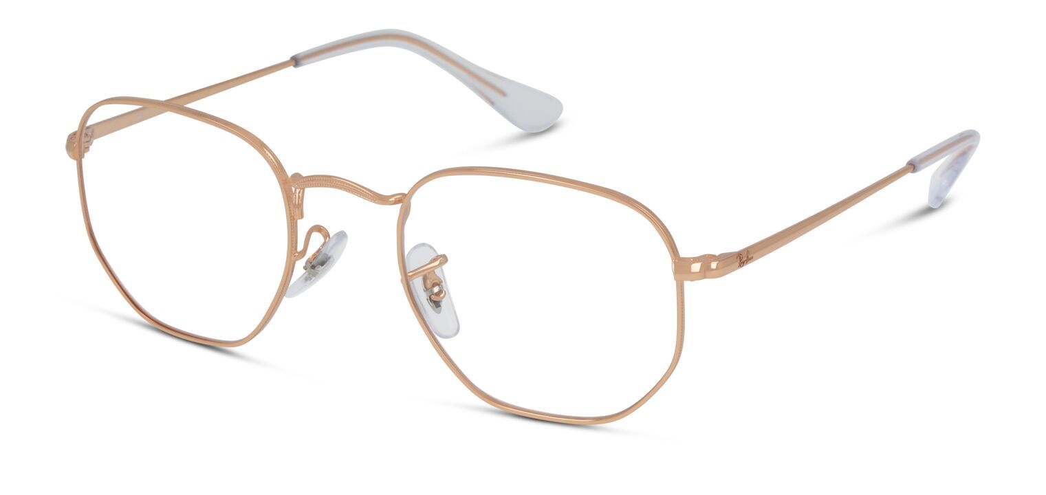 Ray-Ban Oval Brillen 0RX6448 Rosa für Damen/Herren