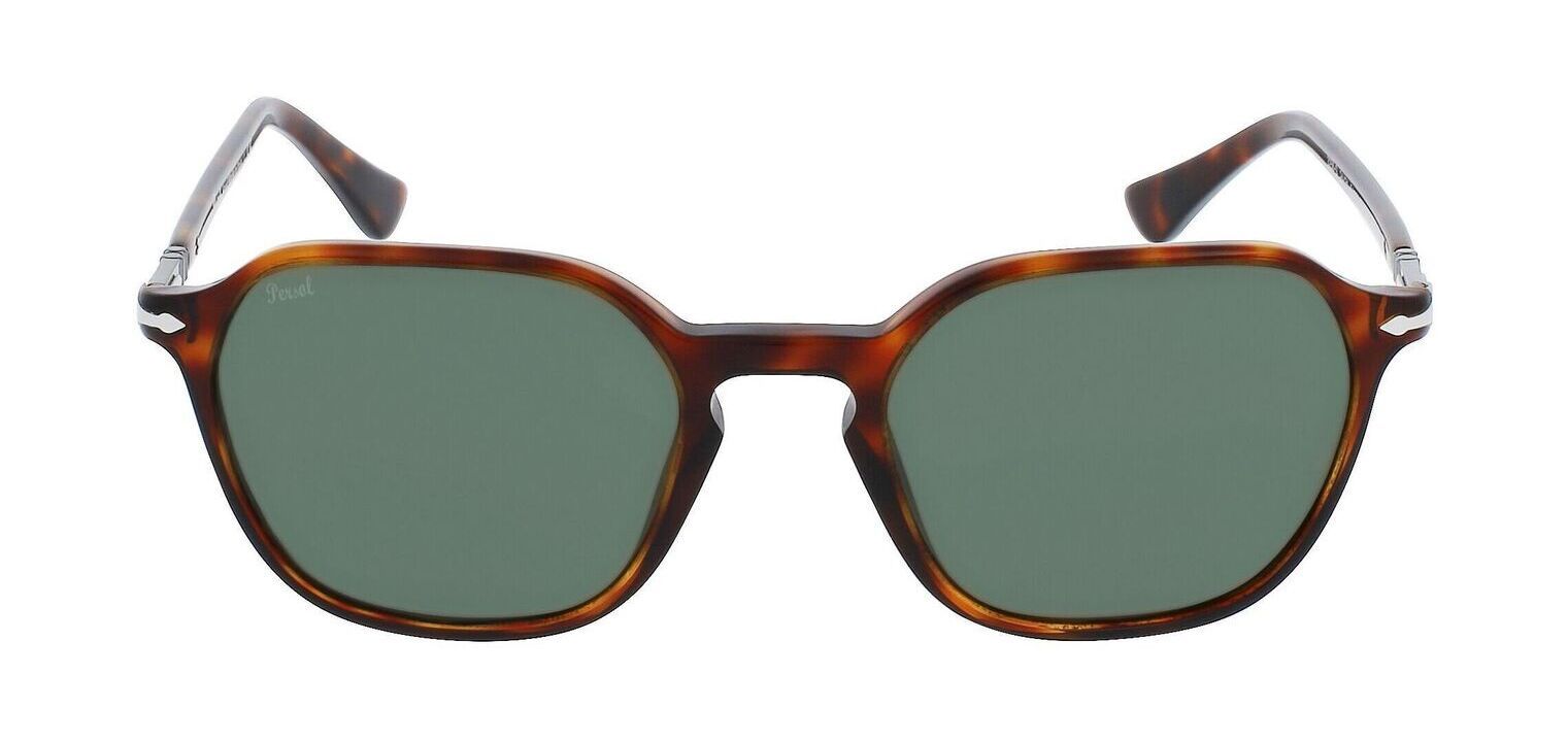 Persol Rechteckig Sonnenbrillen 0PO3256S Havana für Herren