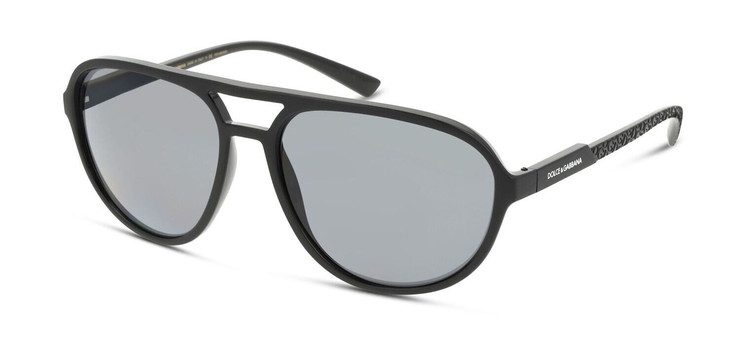 Dolce & Gabbana Aviator Sonnenbrillen 0DG6150 Mattschwarz für Herren