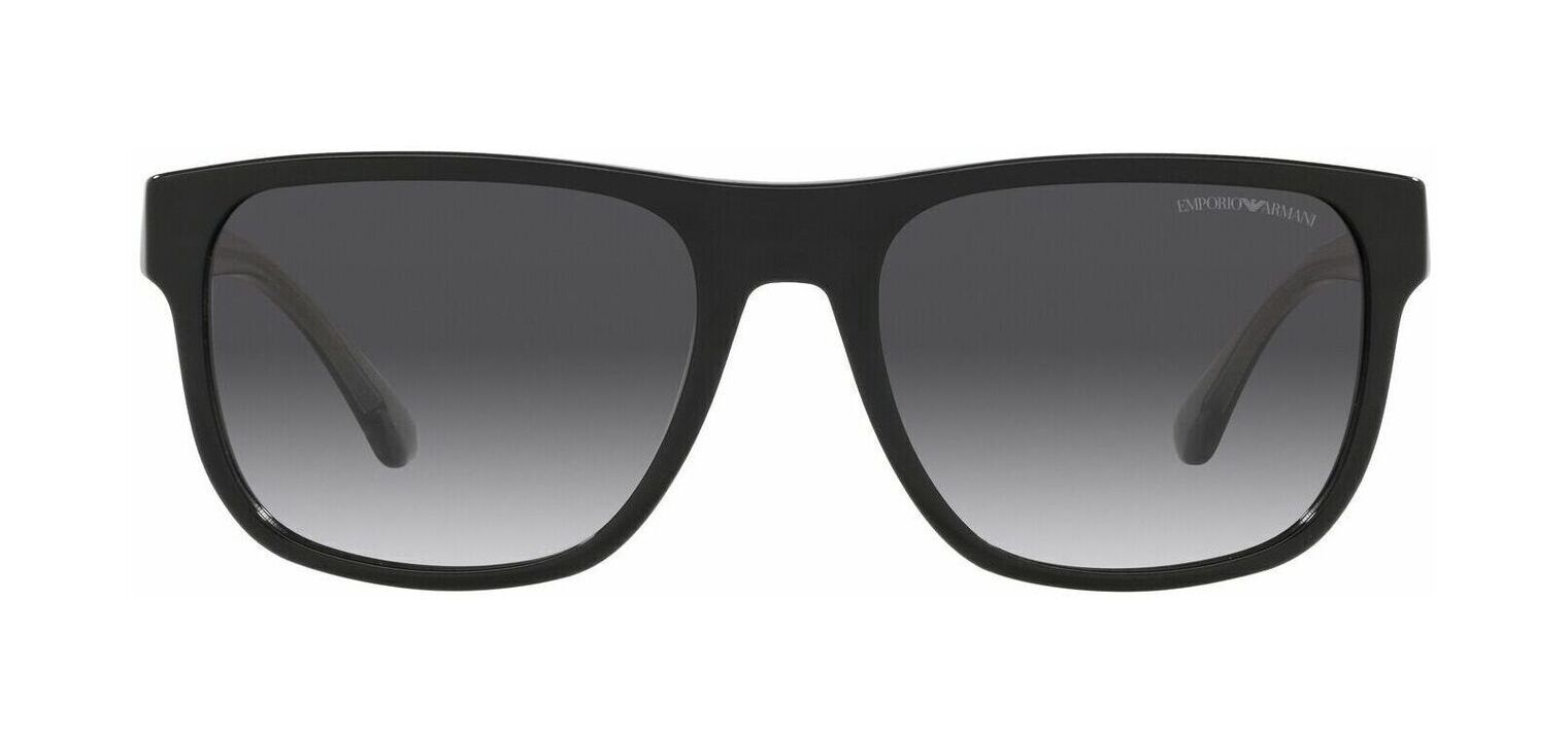Emporio Armani Rechteckig Sonnenbrillen 0EA4163 Schwarz für Herren