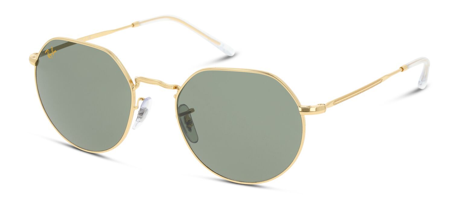 Ray-Ban Oval Sonnenbrillen 0RB3565 Gold für Damen/Herren