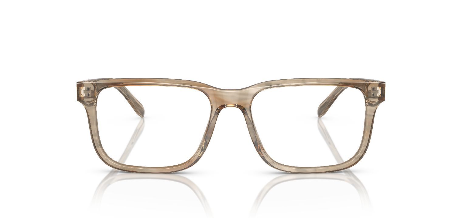 Emporio Armani Rechteckig Brillen 0EA3218 Braun für Herren