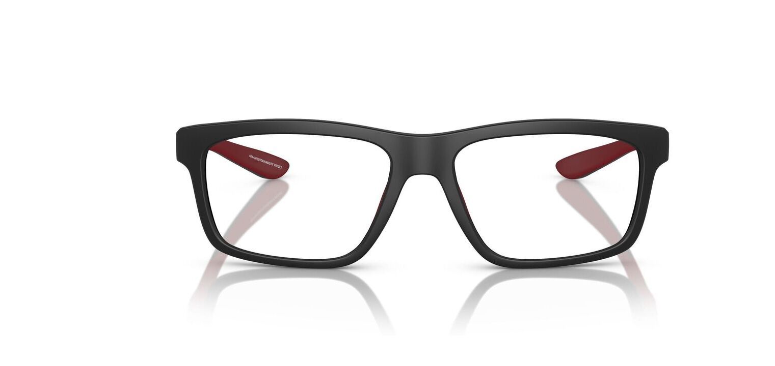 Emporio Armani Quadratisch Brillen 0EA3220U Schwarz für Herren