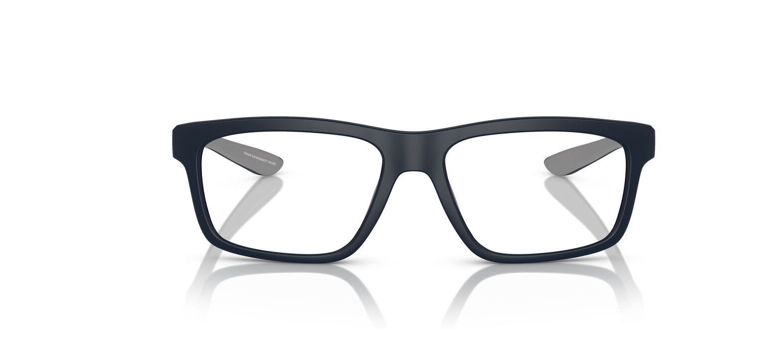 Emporio Armani Quadratisch Brillen 0EA3220U Blau für Herren