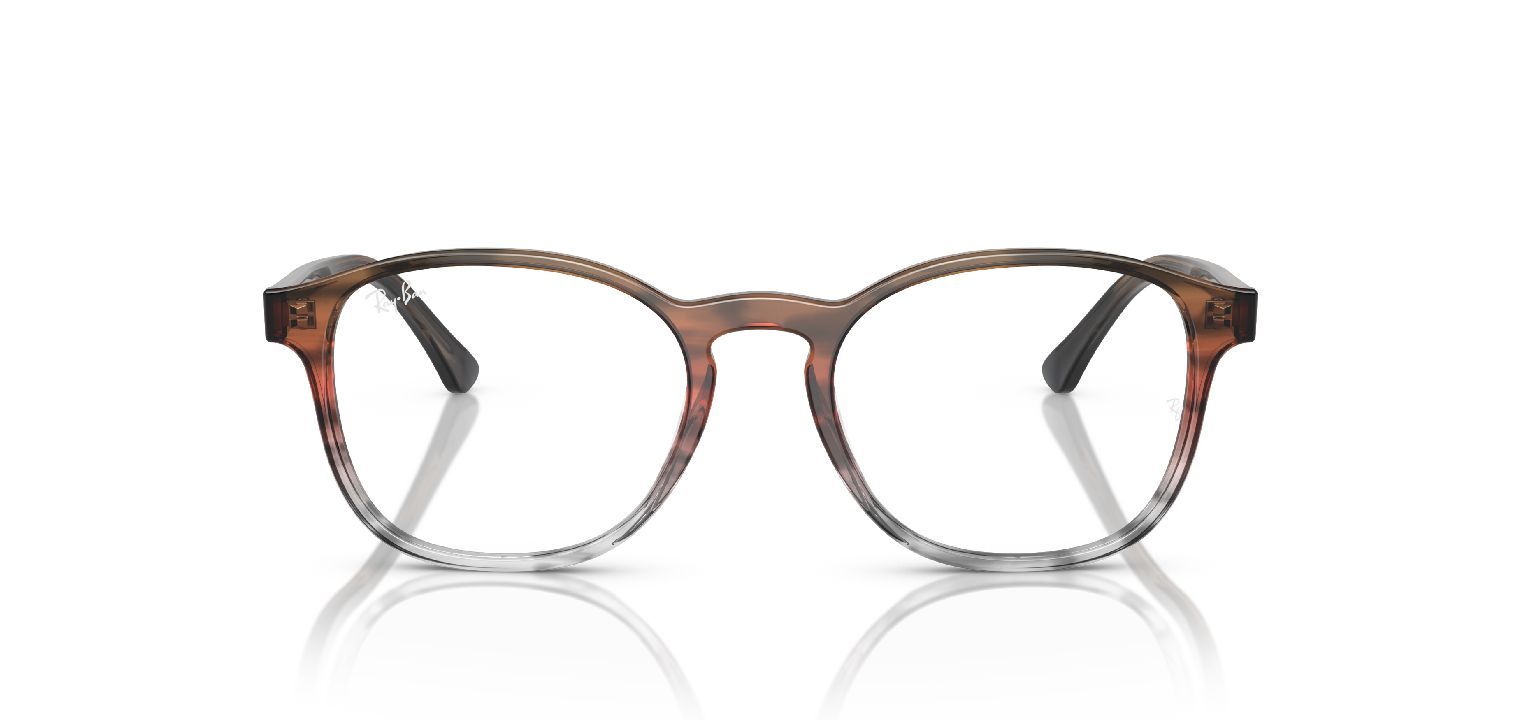 Lunettes de vue Ray-Ban Ovale 0RX5417 Marron pour Homme-Femme