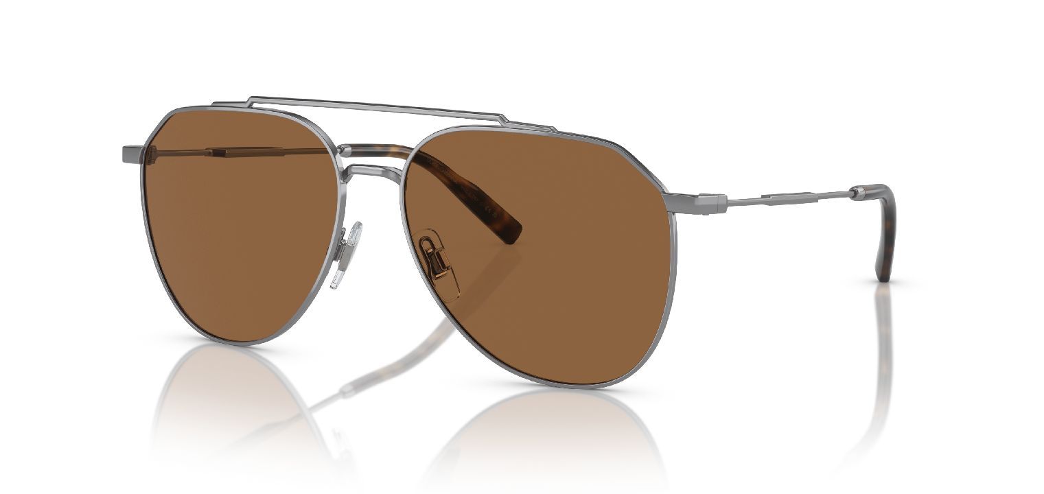 Dolce & Gabbana Aviator Sonnenbrillen 0DG2296 Grau für Herren