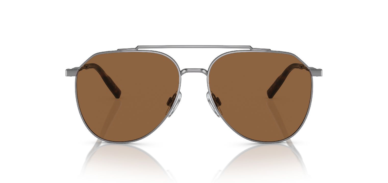Dolce & Gabbana Aviator Sonnenbrillen 0DG2296 Grau für Herren