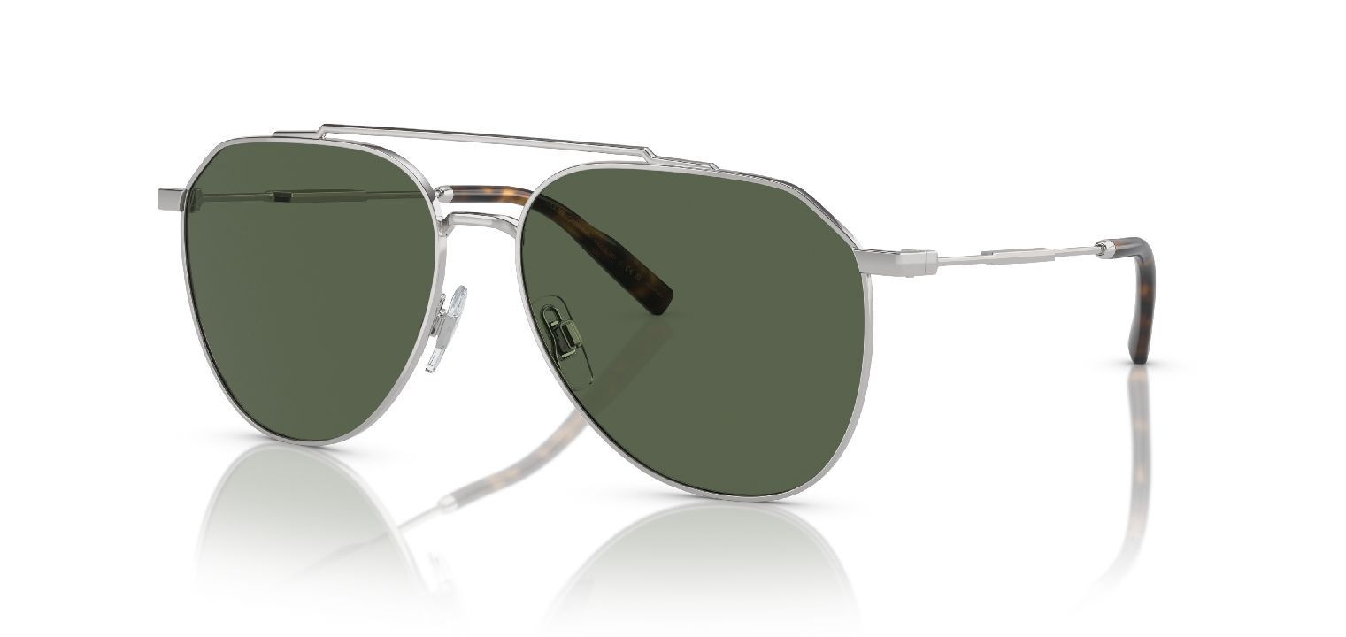 Dolce & Gabbana Aviator Sonnenbrillen 0DG2296 Sillber für Herren