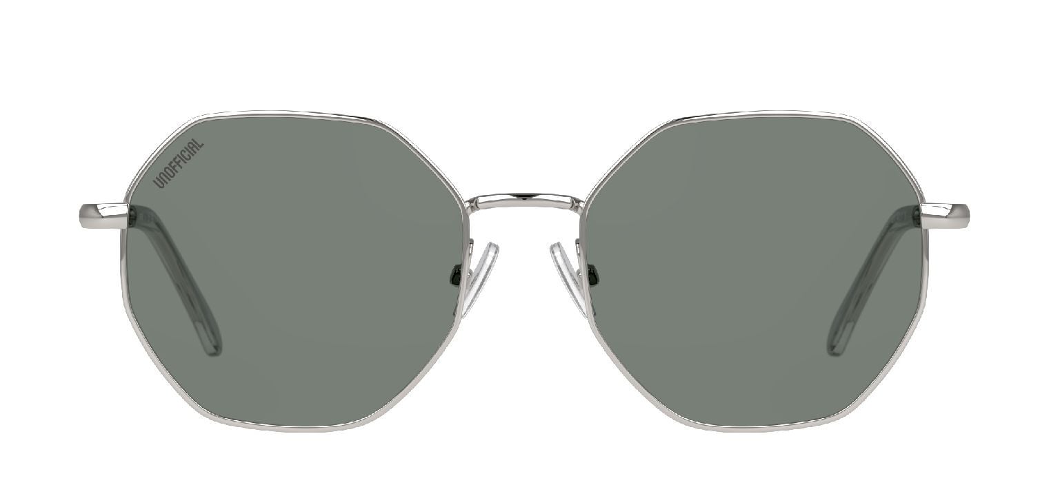 Unofficial Sechseckig Sonnenbrillen 0UJ5007 Sillber für Kinder