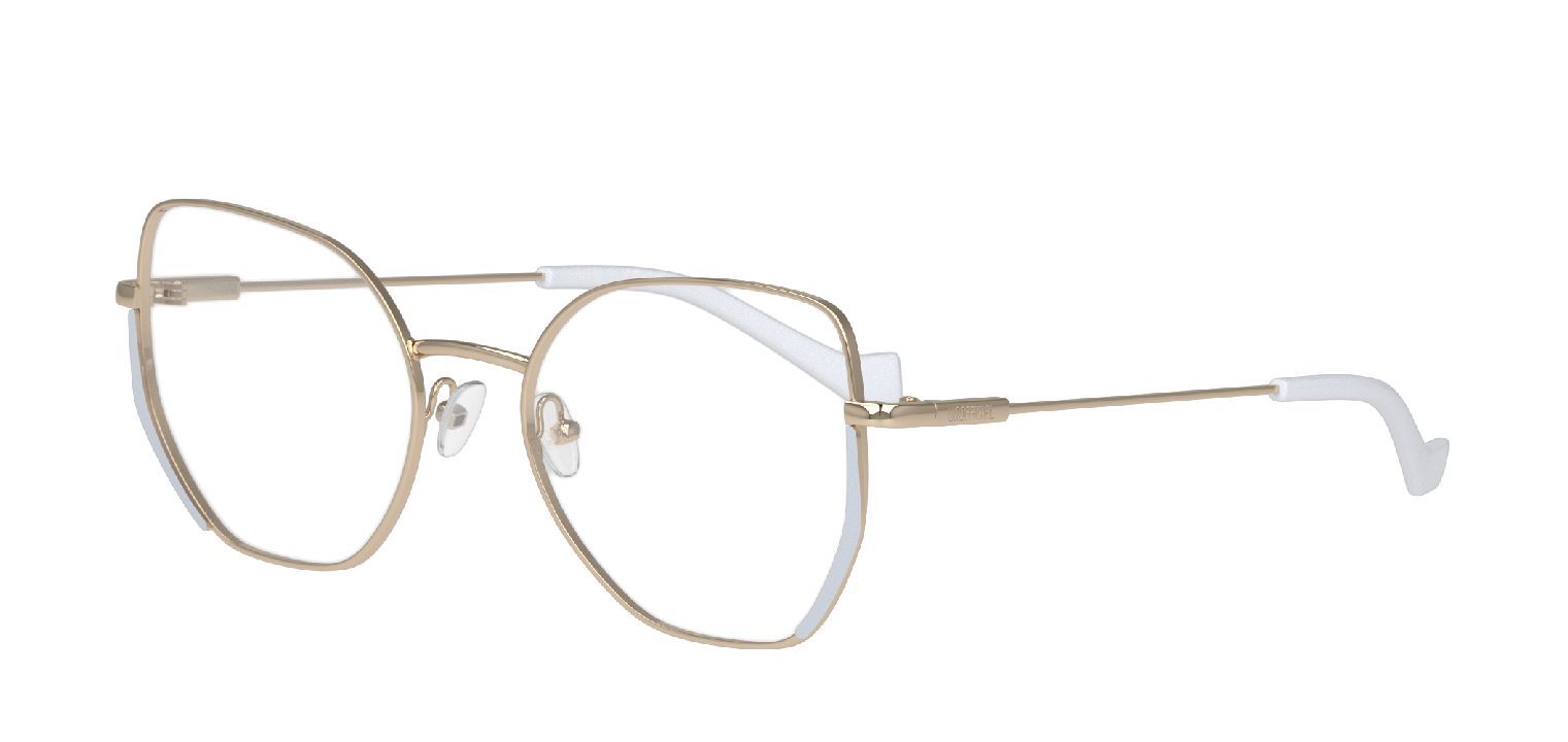 Unofficial Schmetterling Brillen 0UO1154 Gold für Damen