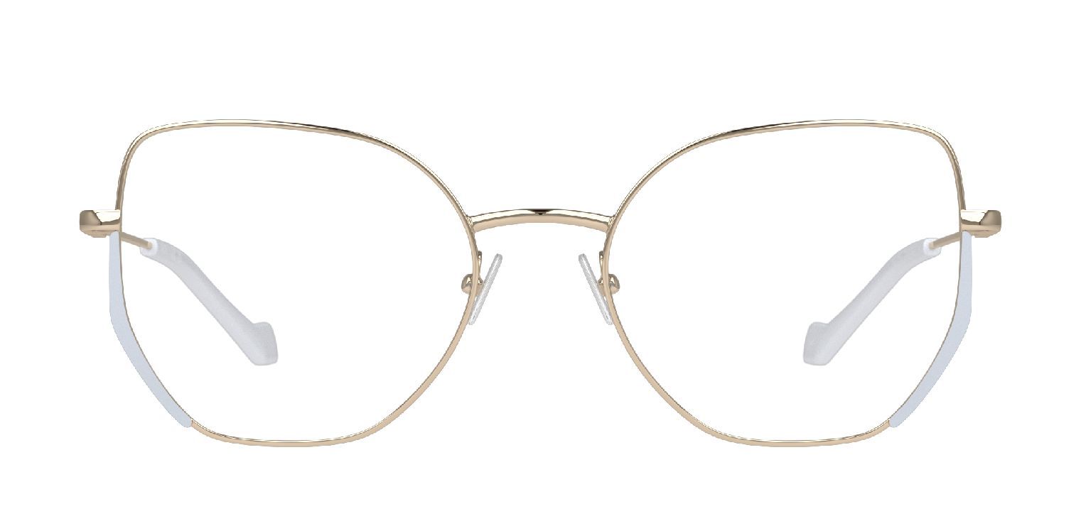 Unofficial Schmetterling Brillen 0UO1154 Gold für Damen