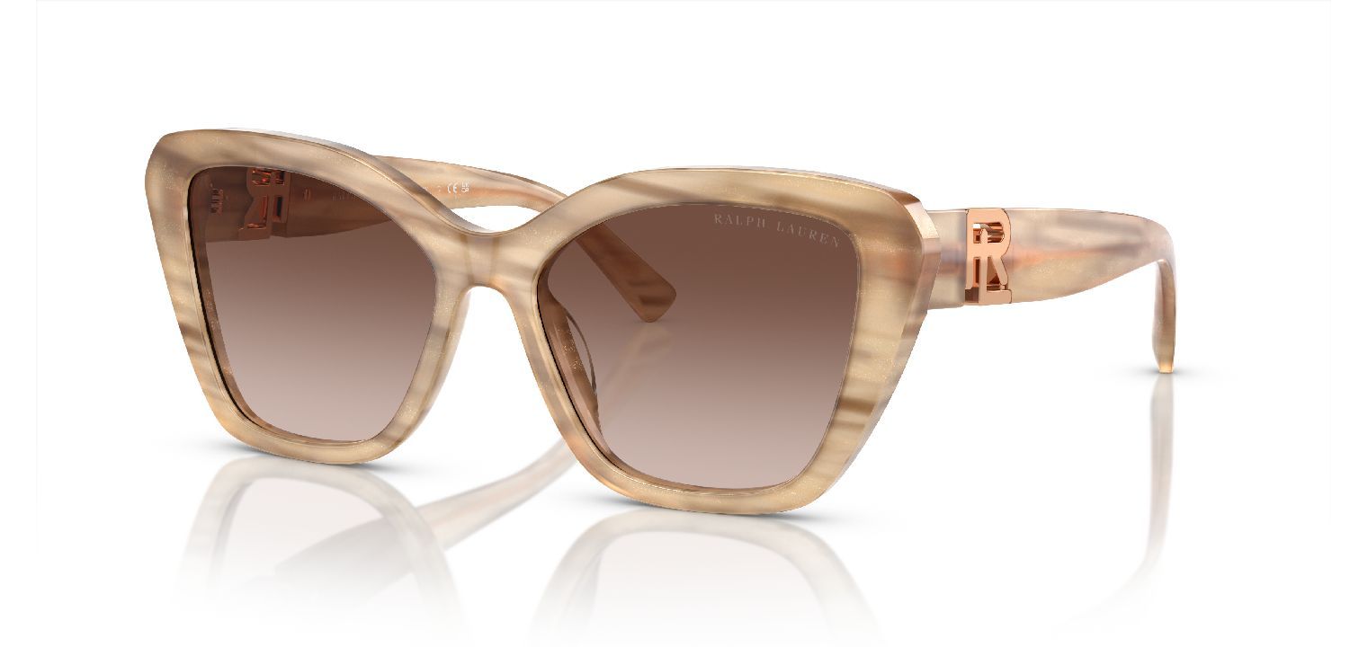 Ralph Lauren Schmetterling Sonnenbrillen 0RL8216U Braun für Damen