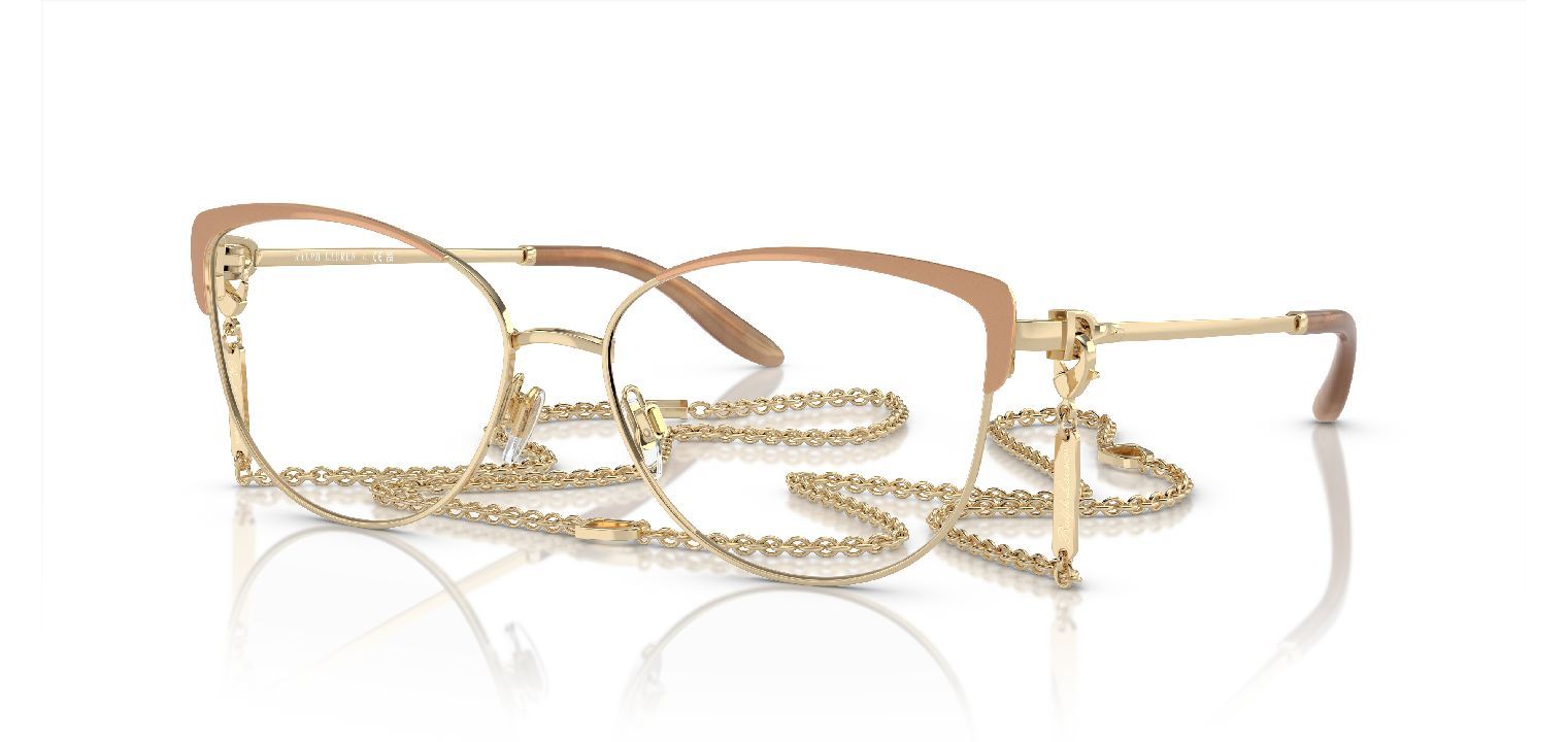 Ralph Lauren Schmetterling Brillen 0RL5123 Beige für Damen