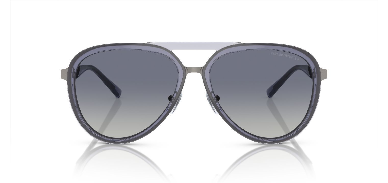 Emporio Armani Aviator Sonnenbrillen 0EA2145 Blau für Herren