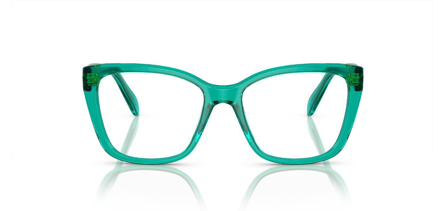 Swarovski Quadratisch Brillen 0SK2008 Grün für Damen