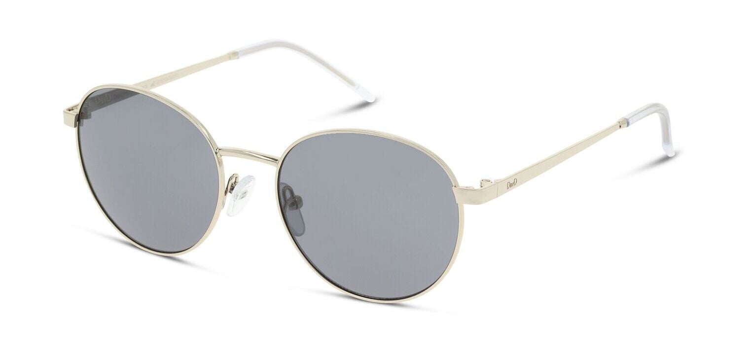 Lunettes de soleil DbyD Ronde DBSU2000 Doré pour Homme-Femme