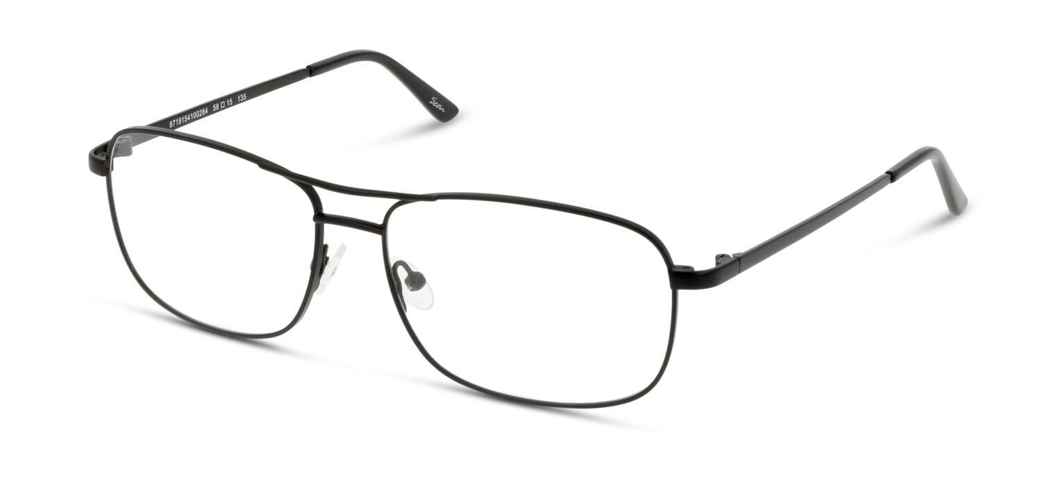 Lunettes de vue Seen Aviator SNEM02 Noir pour Homme