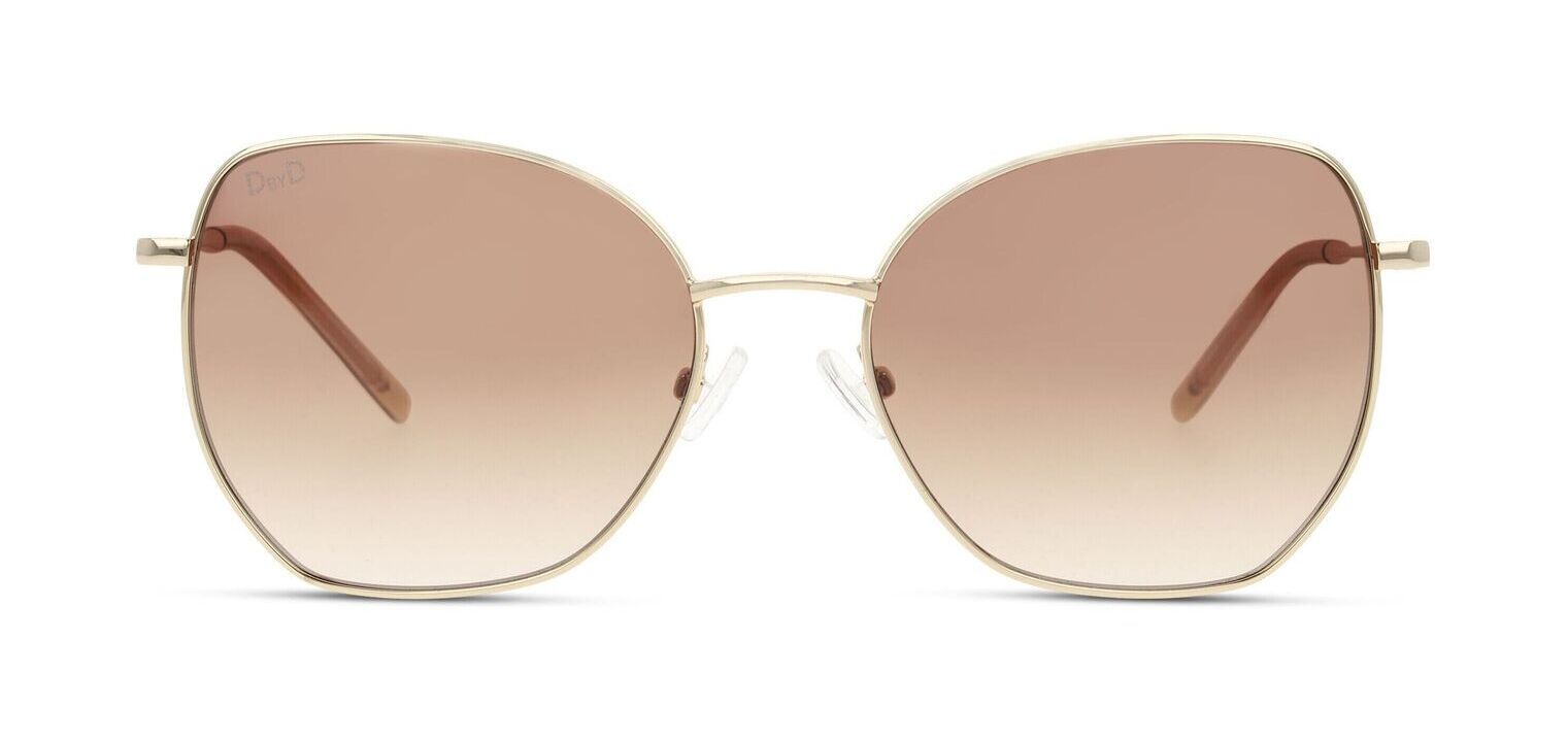 DbyD Schmetterling Sonnenbrillen DBSF7002 Gold für Damen/Herren