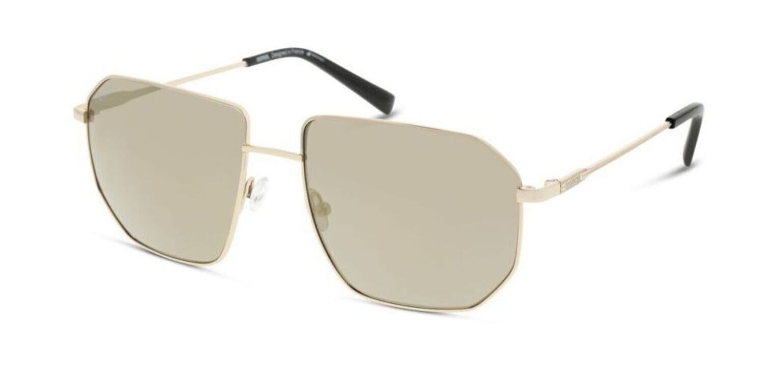 Unofficial Rechteckig Sonnenbrillen UNSM0133 Gold für Herren