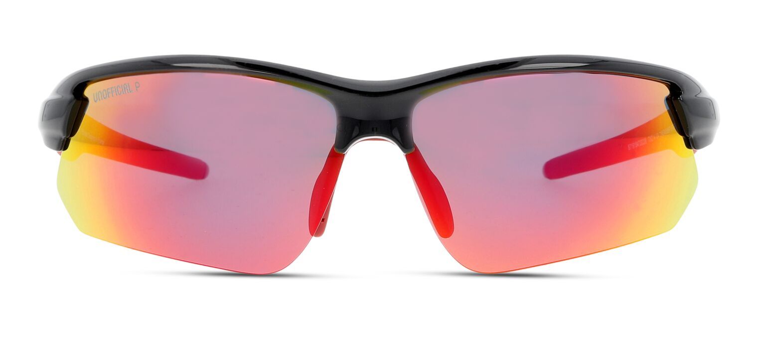 Unofficial Rechteckig Sonnenbrillen UNSM0059P Schwarz für Herren