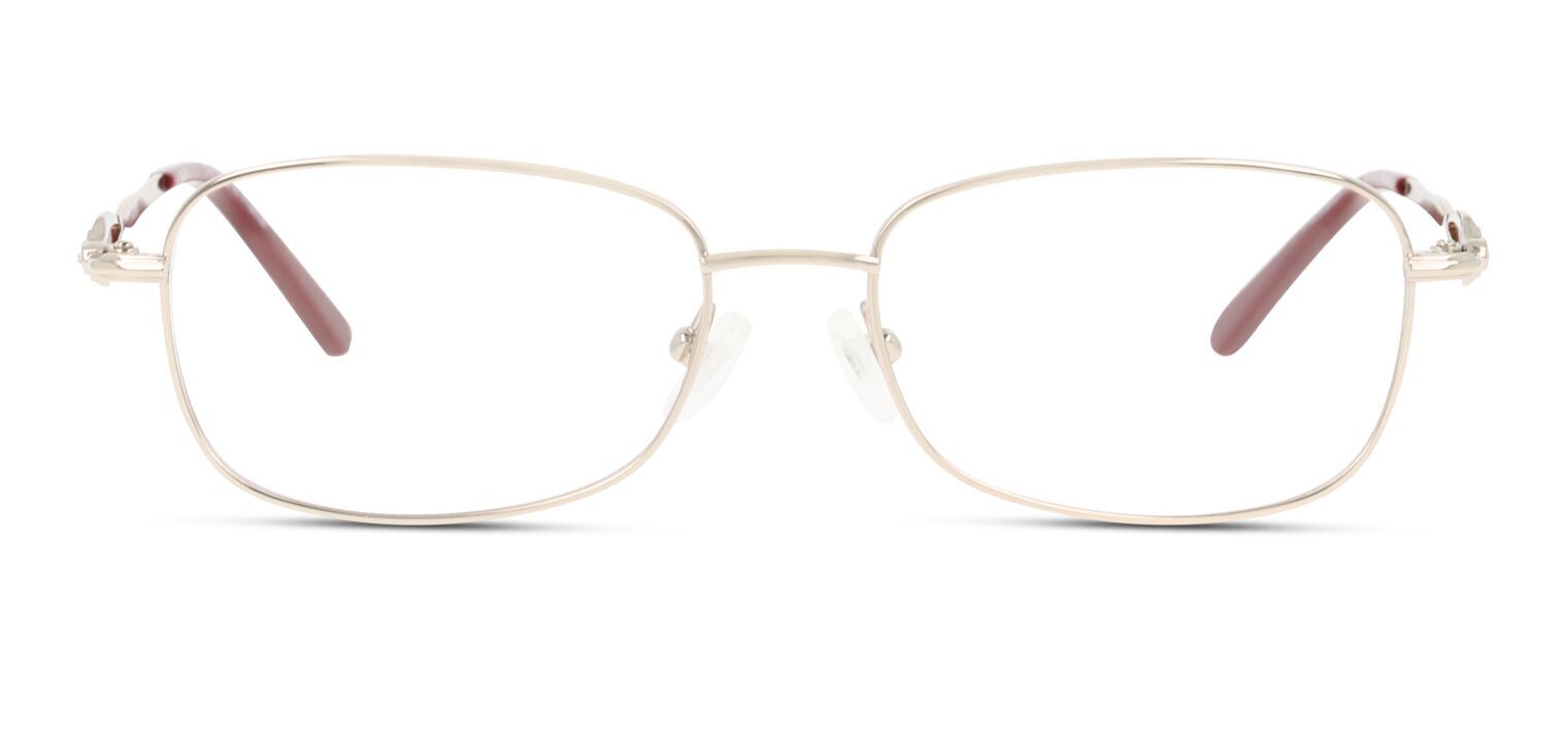 DbyD Rechteckig Brillen DBOF9004 Gold für Damen