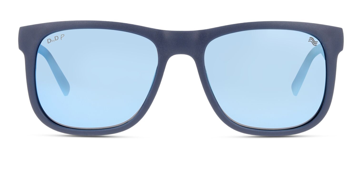 Lunettes de soleil DbyD Rectangle DBSM9011P Bleu pour Homme