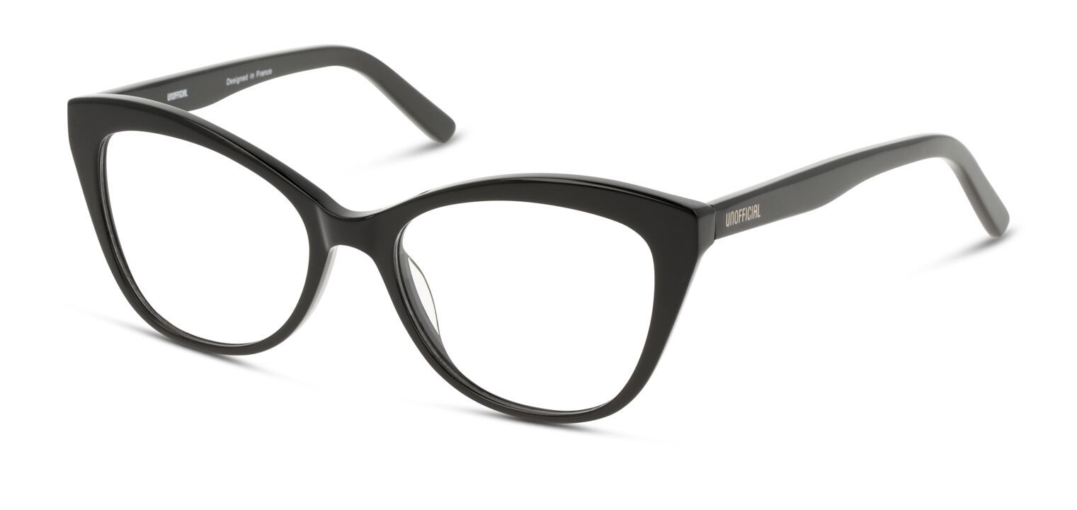 Unofficial Schmetterling Brillen UNOF0179 Schwarz für Damen