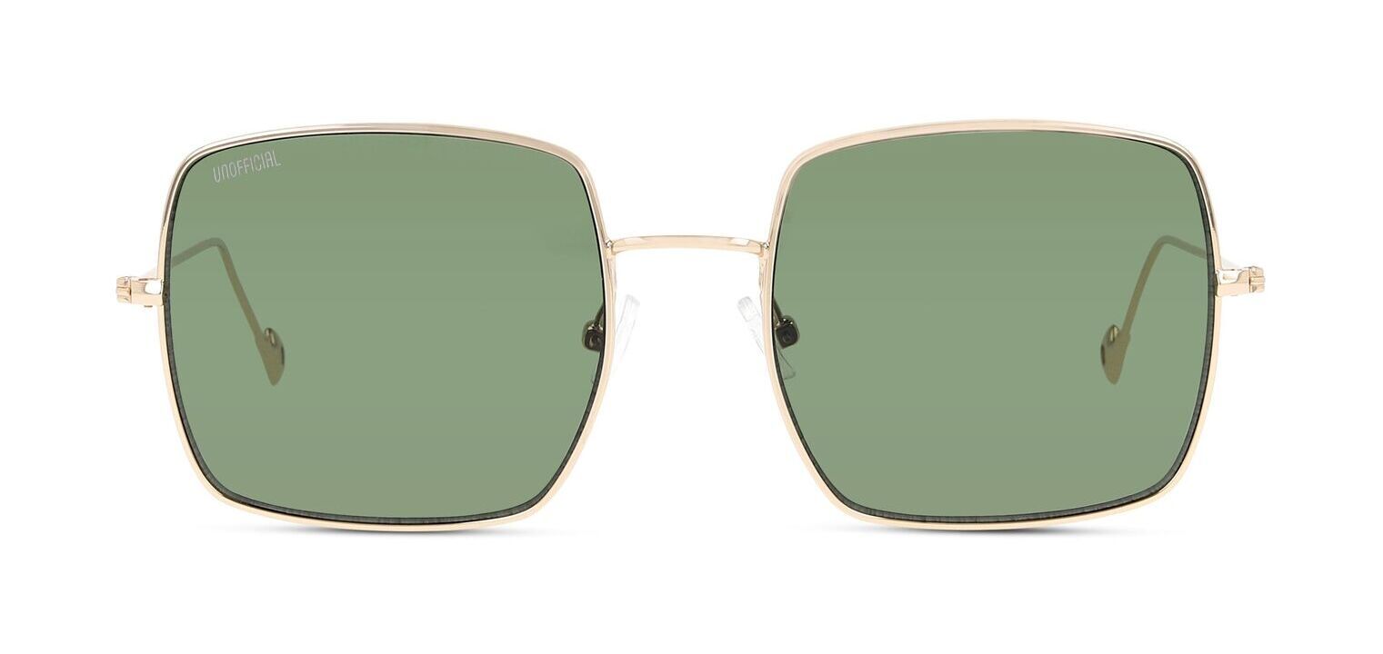 Lunettes de soleil Unofficial Rectangle UNSU0042 Doré pour Homme-Femme