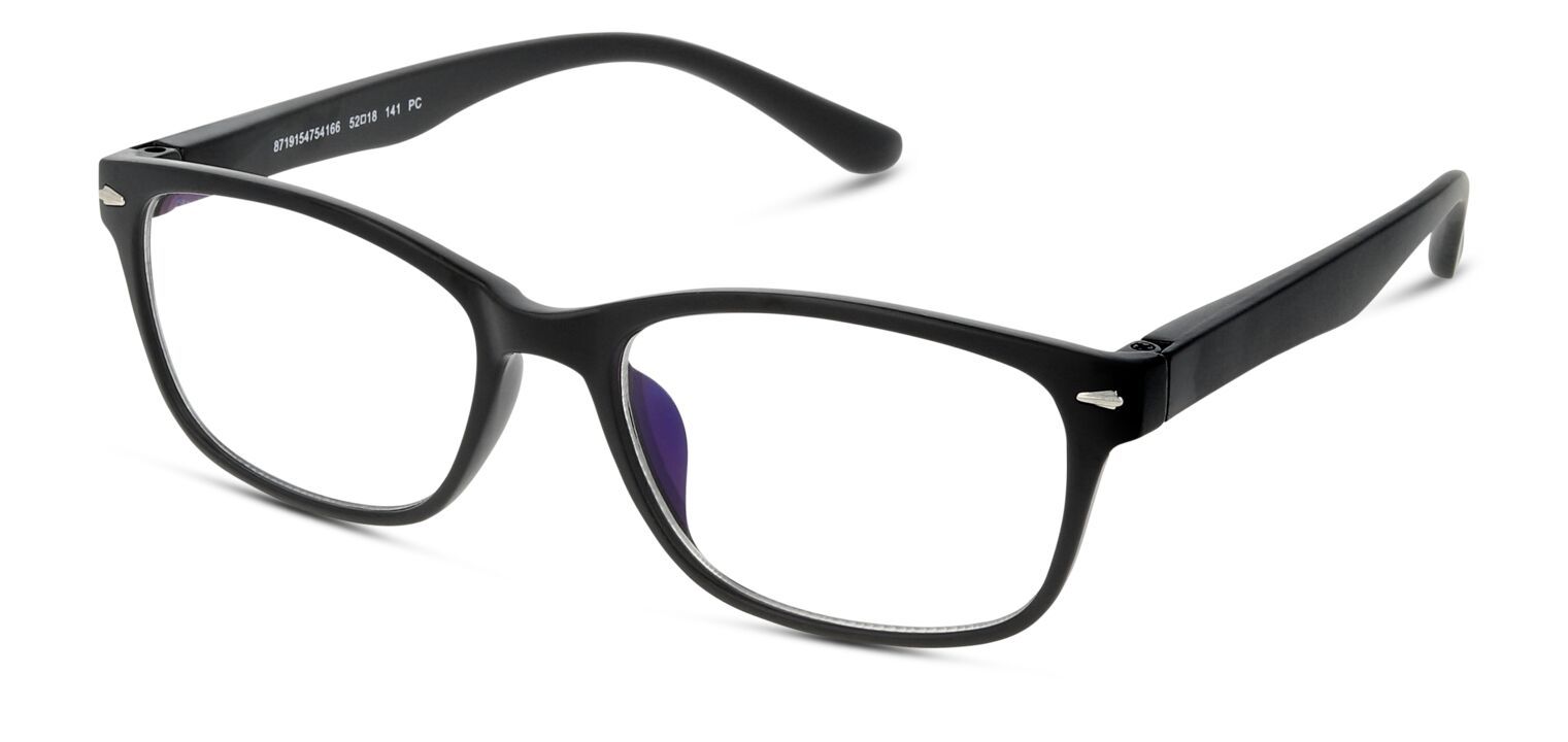 Lunettes pour écran anti lumière bleu GLibrary Rectangle IBLU07 Noir