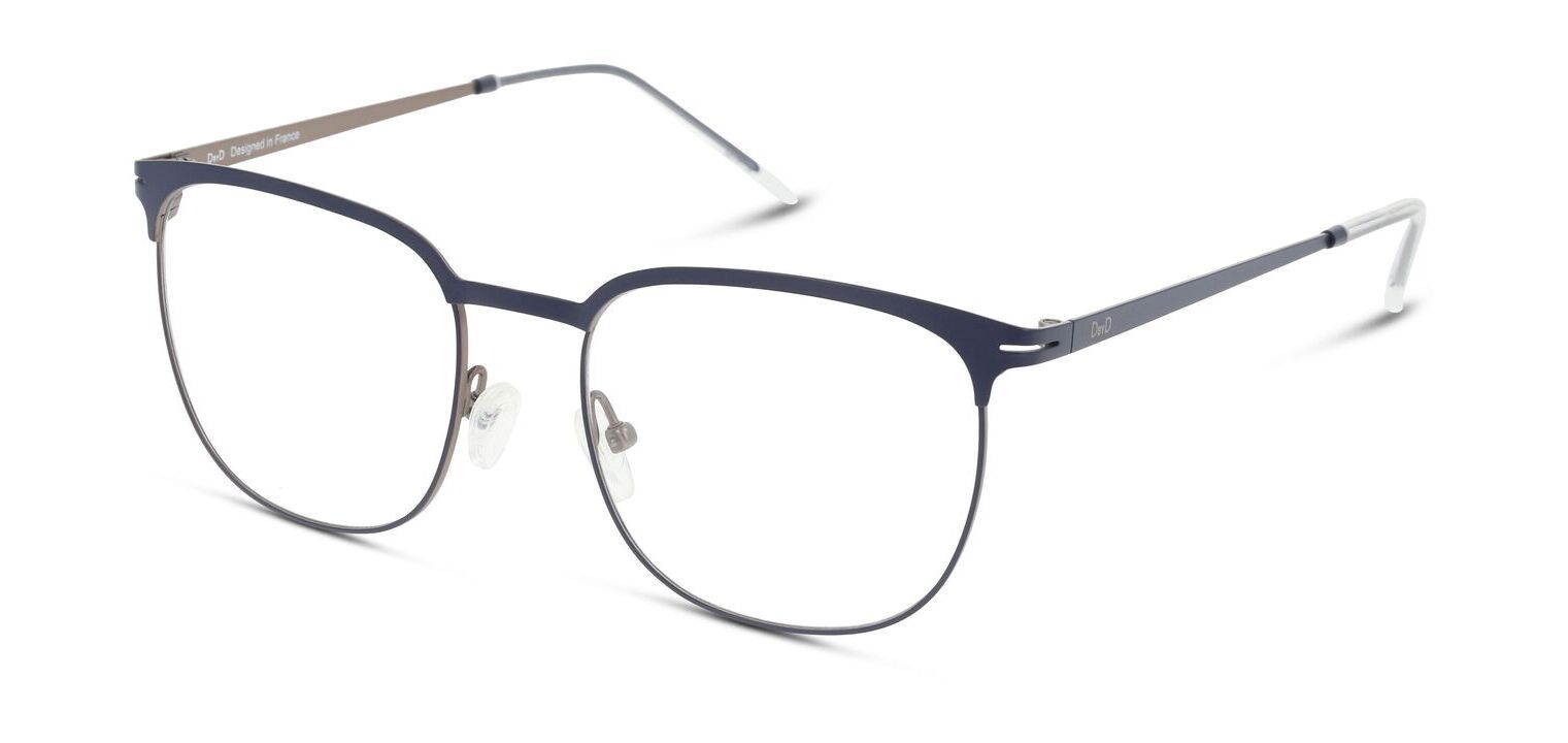 DbyD Rechteckig Brillen DBOM9024 Blau für Herren
