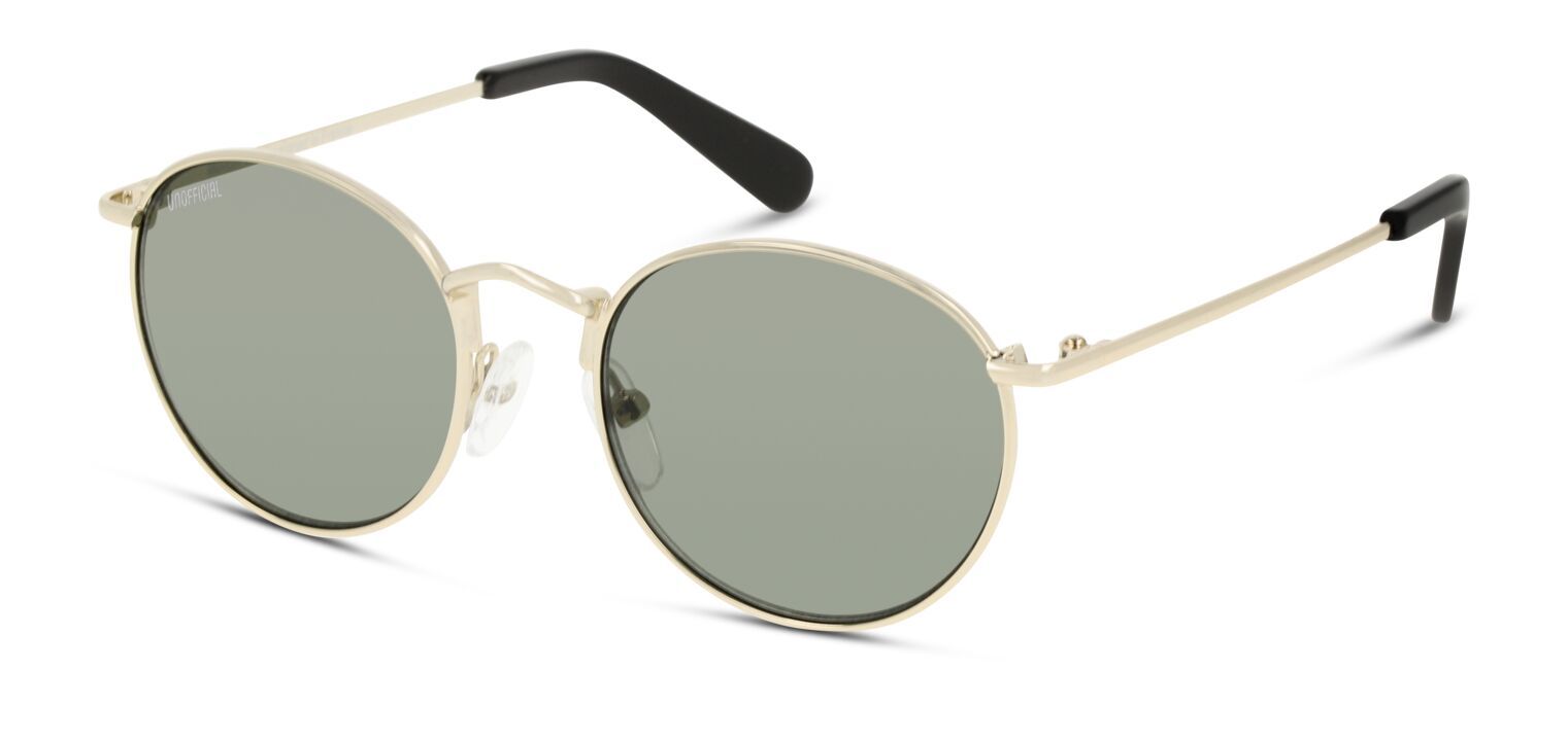 Unofficial Rund Sonnenbrillen UNSK5007 Gold für Kinder