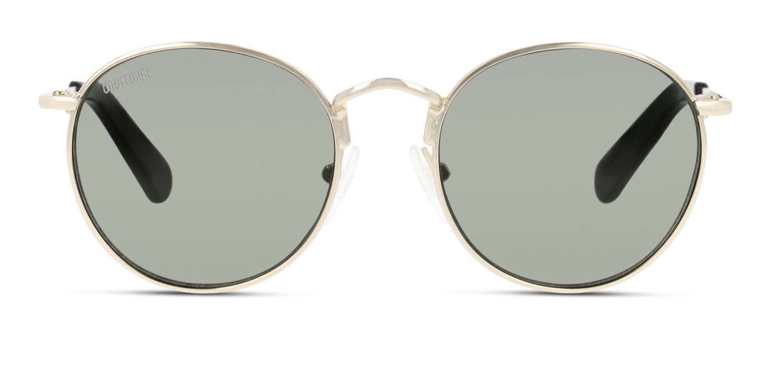 Unofficial Rund Sonnenbrillen UNSK5007 Gold für Kinder