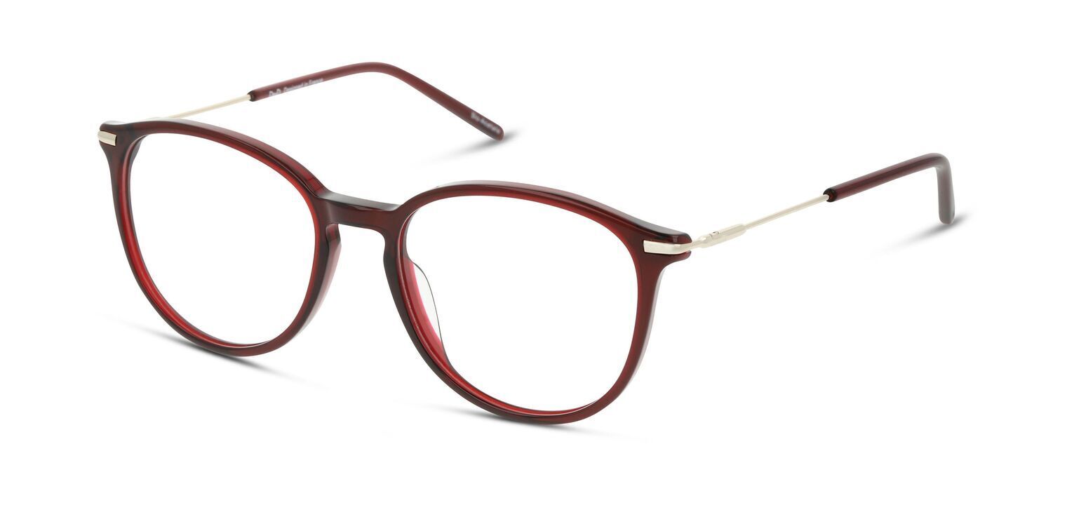 Lunettes de vue DbyD Ronde DBOF5062 Rouge pour Femme